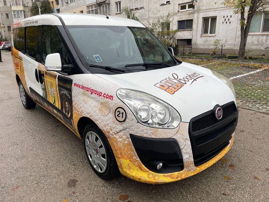 Fiat Doblo 1.6 d ,105 cp , euro 5 , model MAXI LONG , utilitara N1 cu 5 locuri !