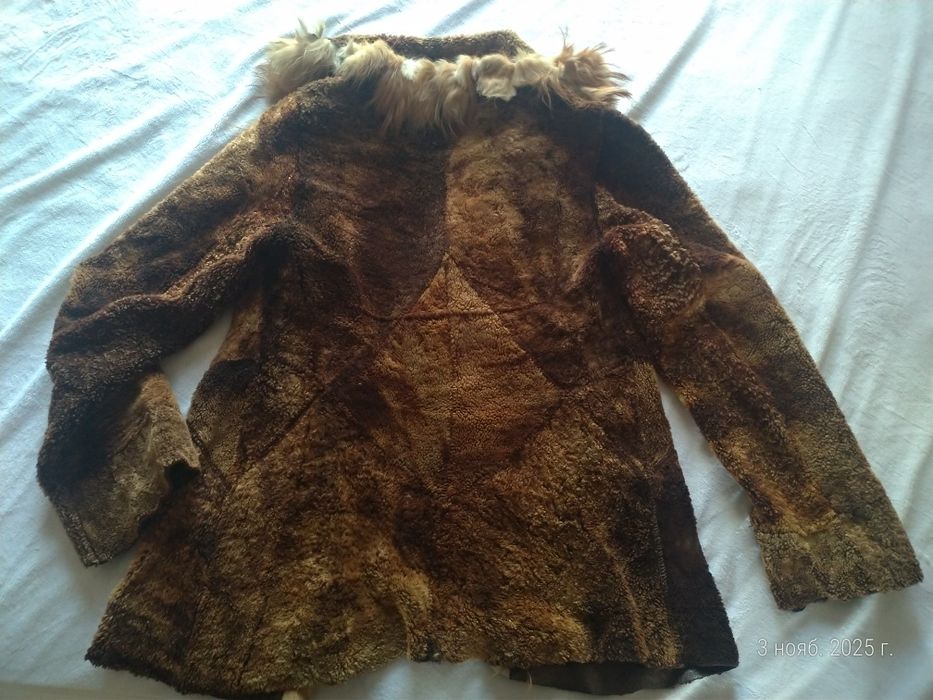 Дублёнка из натуральной кожи и меха