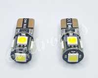 LED крушки T10 W5W Canbus 2 броя за габарити