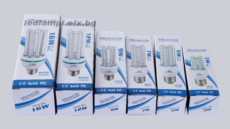 ЛЕД Крушки, Е27, 5W до 24W, НОВ ВИД LED диодна крушка лампа 220V