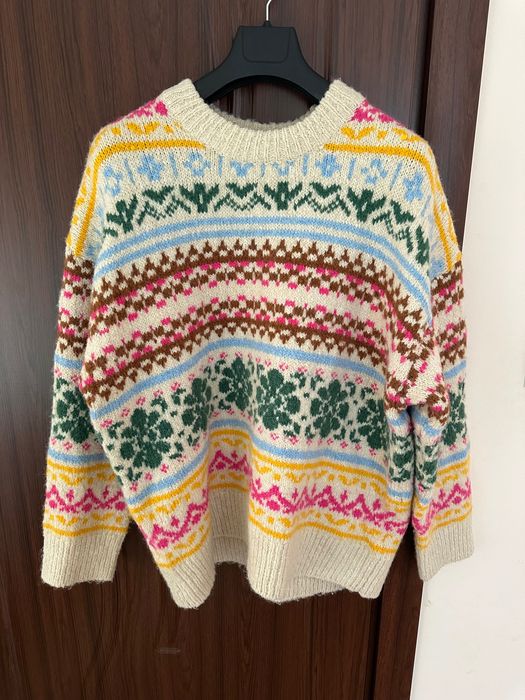 Многоцветен дамски пуловер ZARA, размер L