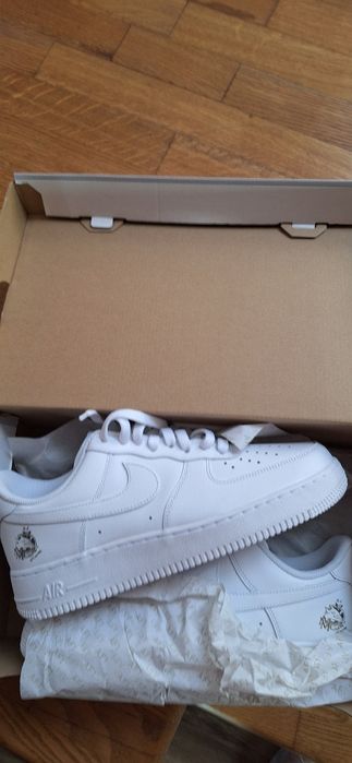 NIKE air force 1 noi, piele ecologica, marime 42, se potrivesc la 41
