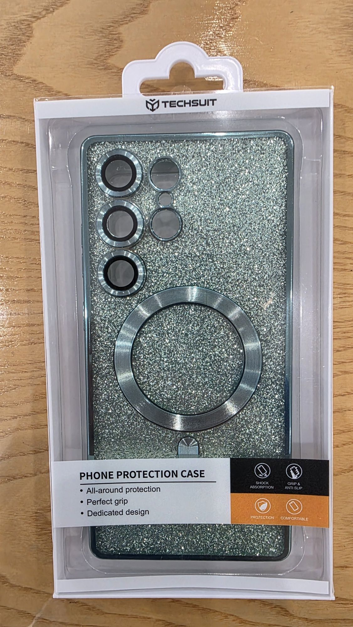 Силиконов кейс - Luxury Glitter MagSafe за Samsung S25 Ultra