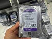 4 тб Жесткий диск HDD 4 TB WD PURPLE камеры видеонаблюдения