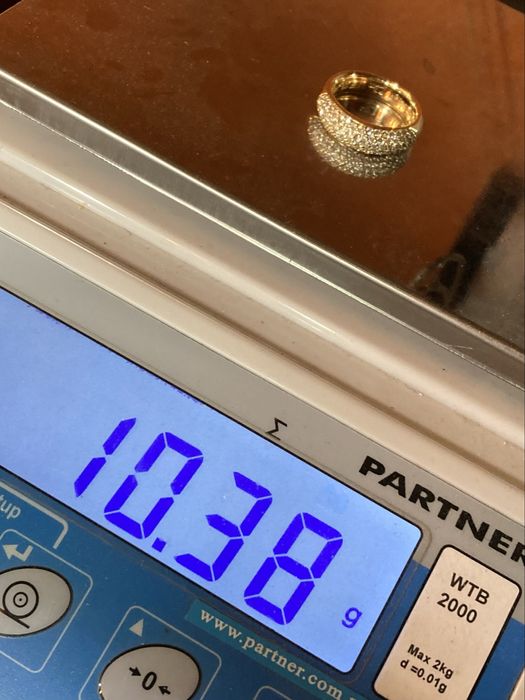 Inel aur 18kt.cu diamante 0.80ct