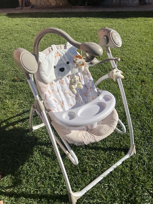 CANGAROO Електрическа люлка - шезлонг SWING STAR БЕЖОВ