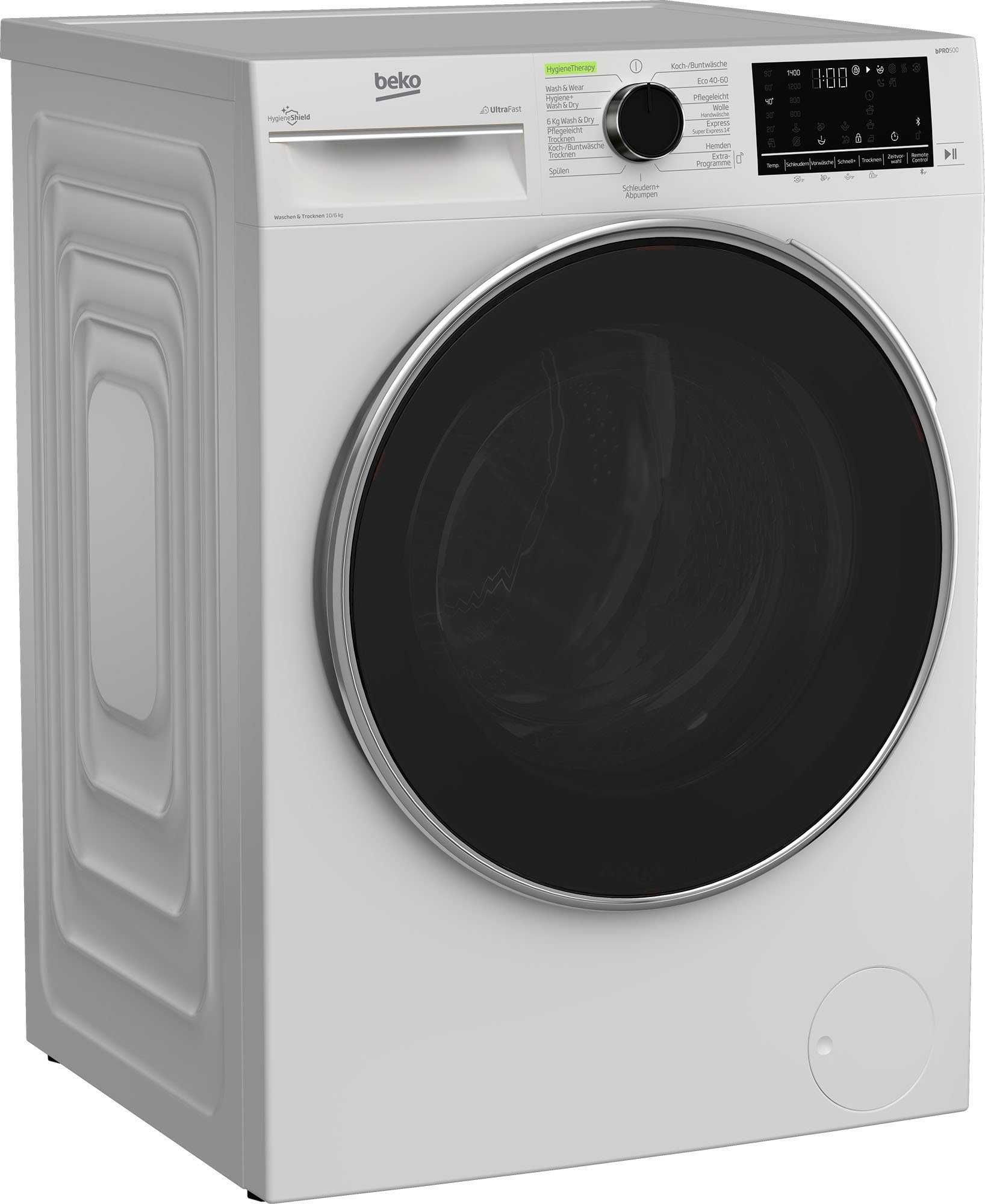 Пералня със сушилня BEKO B3DFT510442W , 10/6 кг.