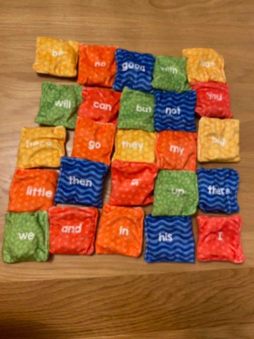 Sight Words Games Образователна игра с английски думи, торбички