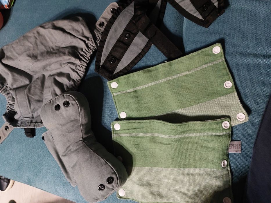 Ергономична раница за бебеносене Boba 4G Organic Cotton Verde