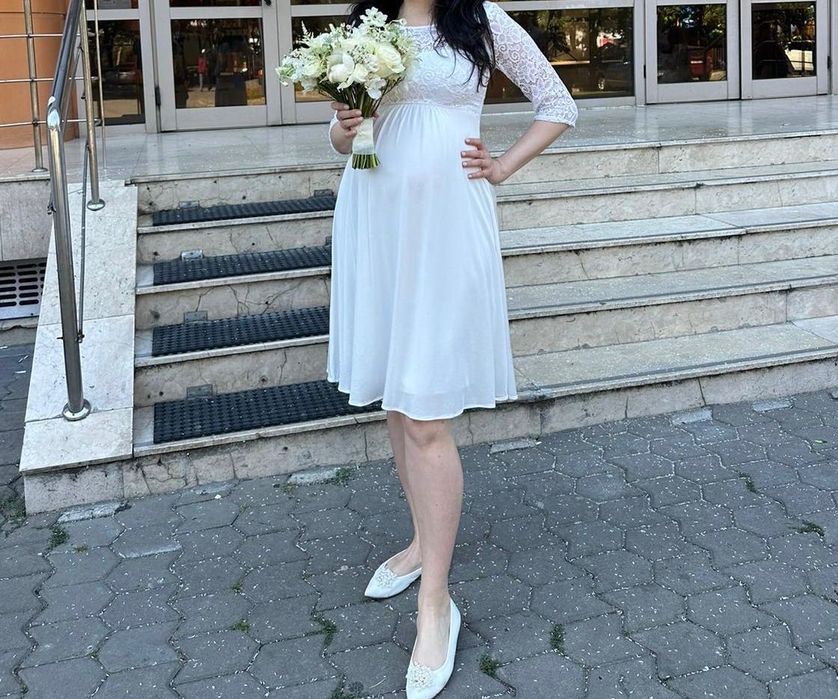 Rochie gravida cununia civila