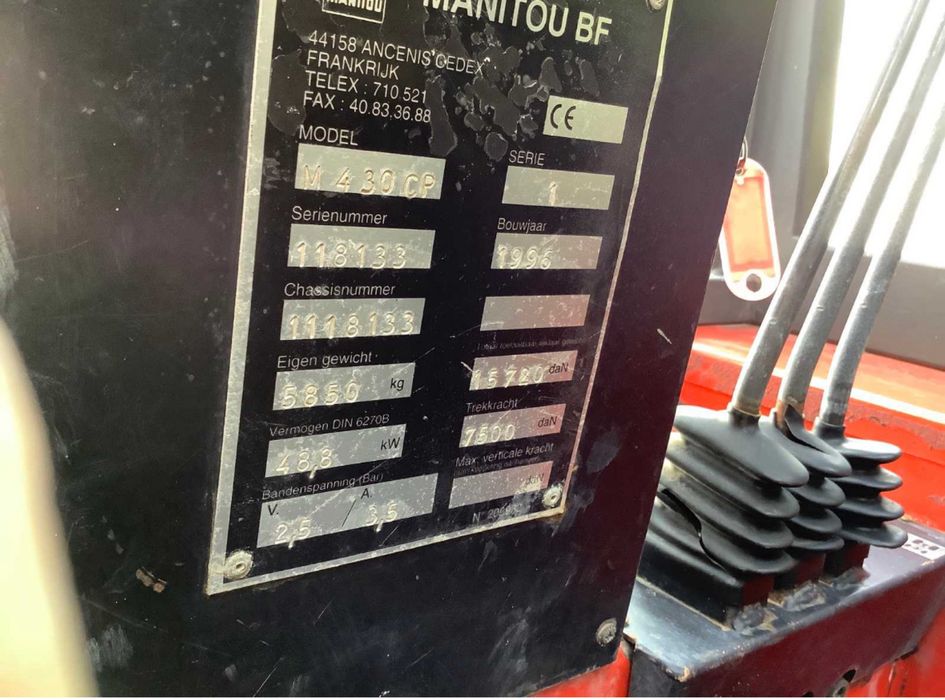 Stivuitor Manitou 4x4 ,M430CP