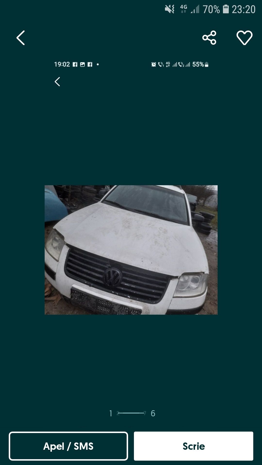 Vand far stanga dreapta  vw Passat b5.5 bune