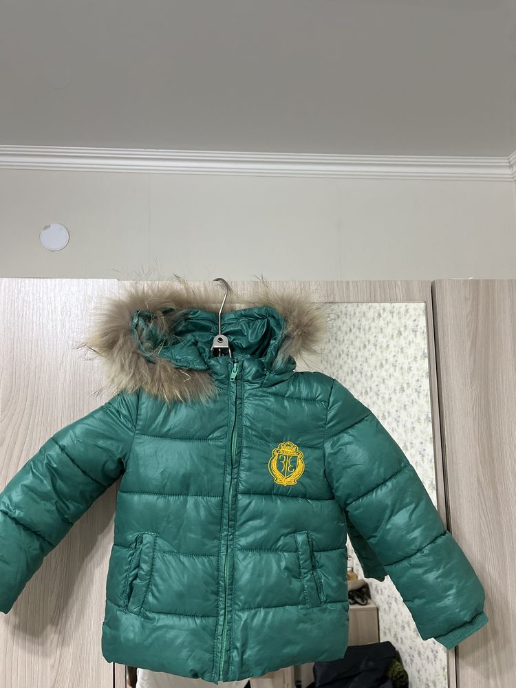 Куртка детская зеленая