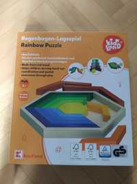 Дървена игра Rainbow puzzle