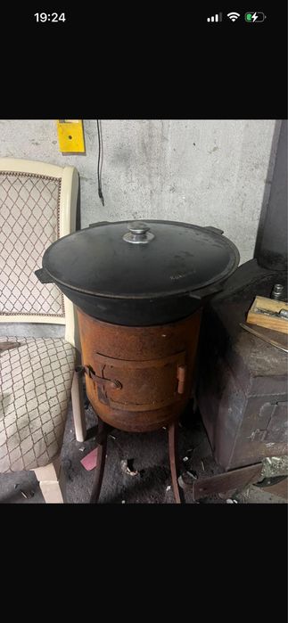 Казан с печкой продам