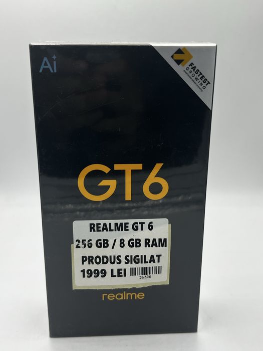 Realme gt 6 256 GB / 8 GB RAM PRODUS SIGILAT #36326