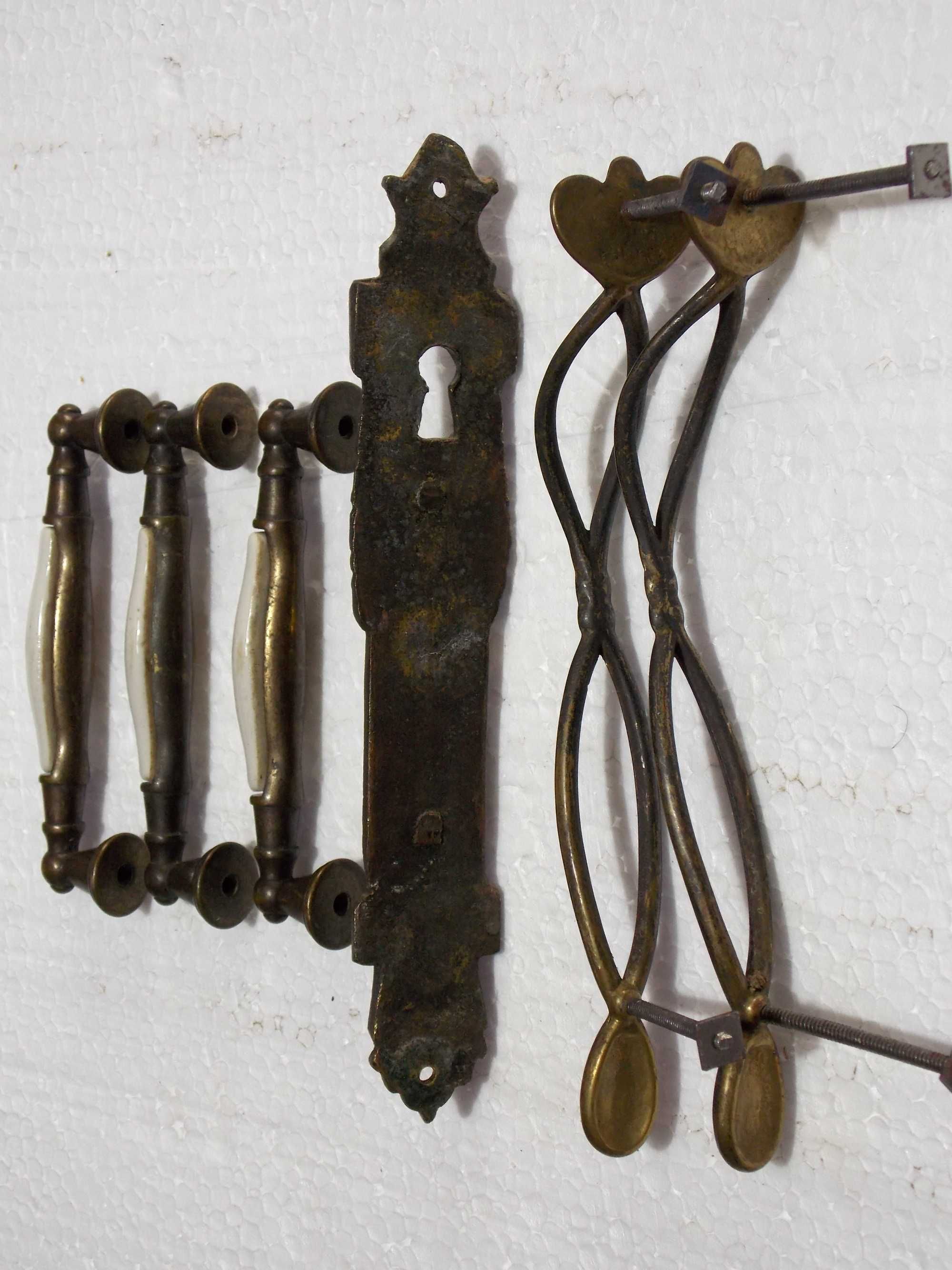 accesorii bronz antichitati manere vechi unicat mobila handmade