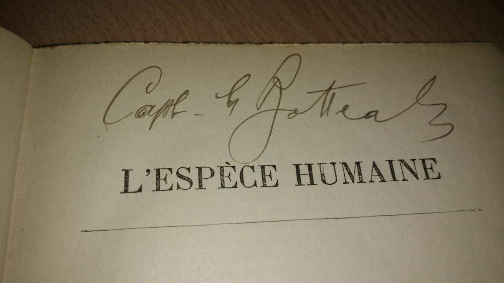 Carte din 1911-L'espece humaine