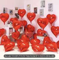Baloane forma inima din folie de aluminiu