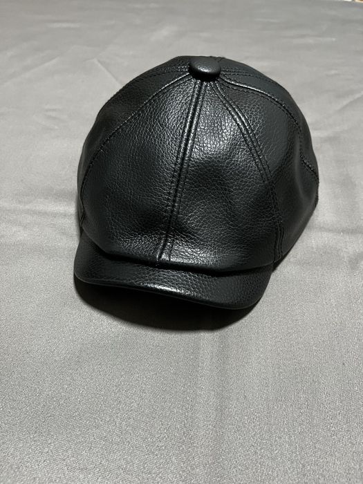 Кепка из натуральной бычьей кожи