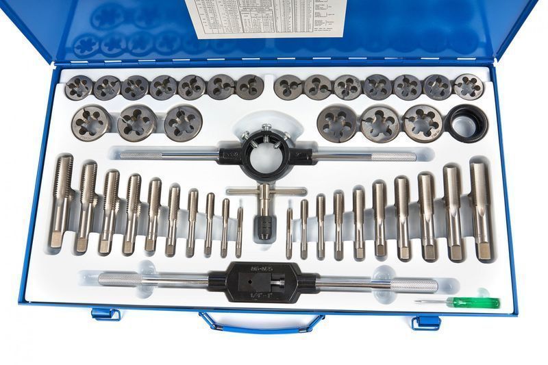 Комплект метчици и плашки, 46 бр. m6-m24 hbm