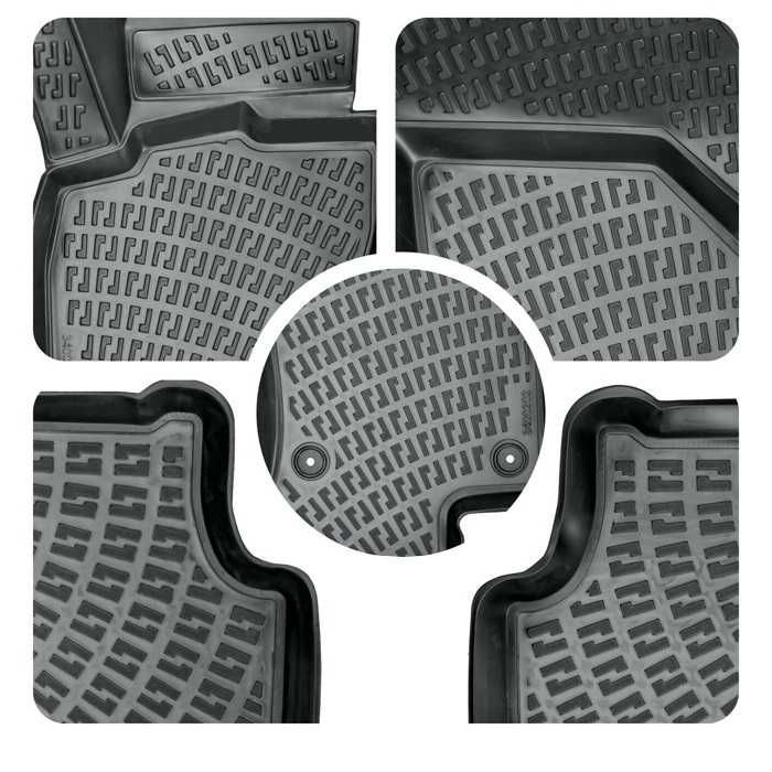 Гумени стелки RizLine съвместими с Volkswagen Golf VI 2008-2013