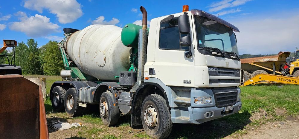 DAF CF 85.410, 8x4 Autobetonieră 9 mc