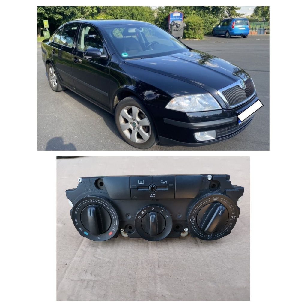Panou comanda clima climatronic 1Z0820047 skoda octavia 2 1.9 tdi bkc