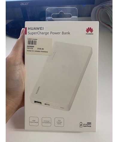 baterie externa Huawei Super Charge 22,5w  10000mA , sigilate