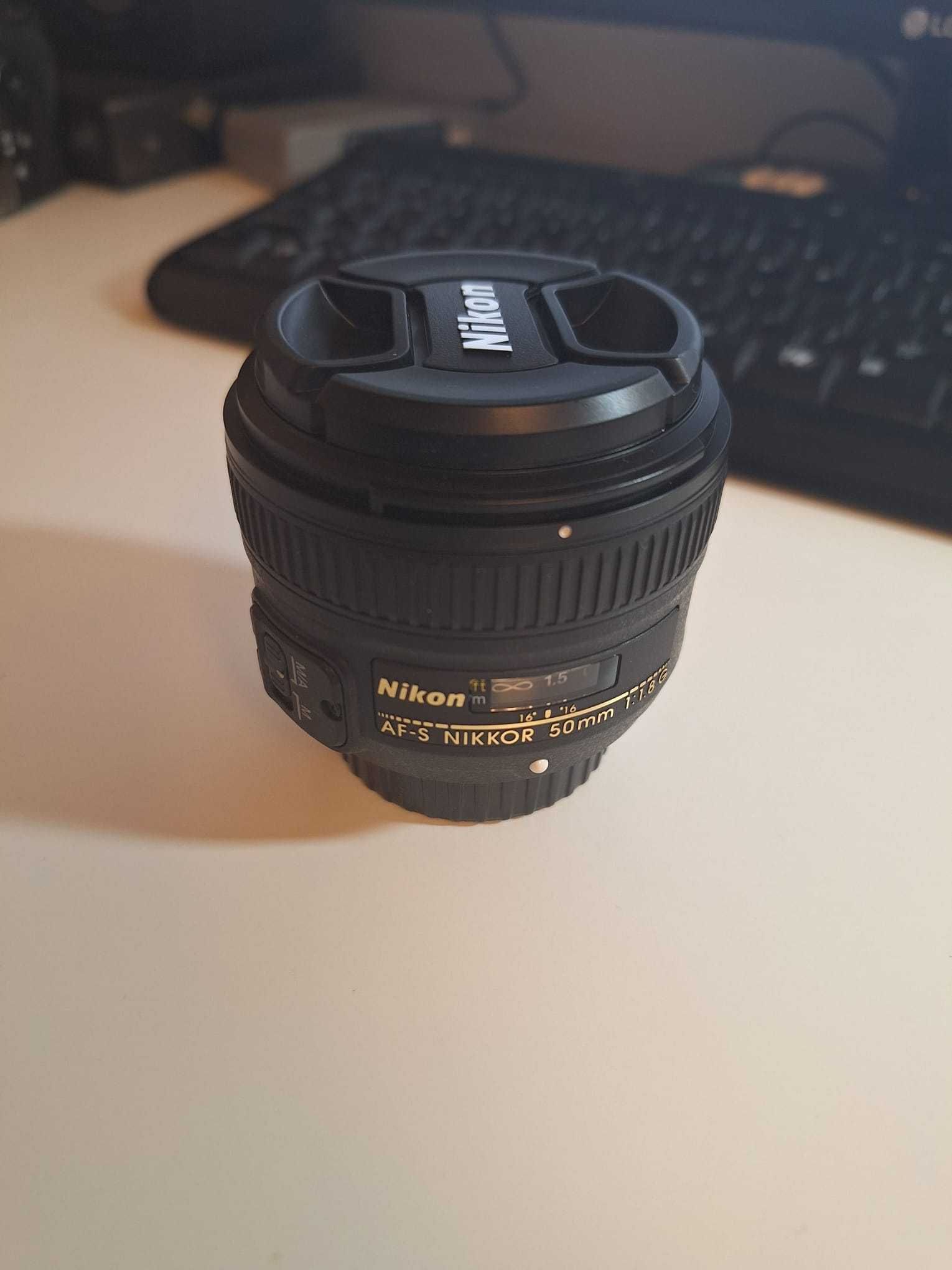 Obiectiv Nikon 50 mm 1.8 G Nou