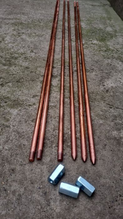 Продам стержни заземления,  обмедненные стержни