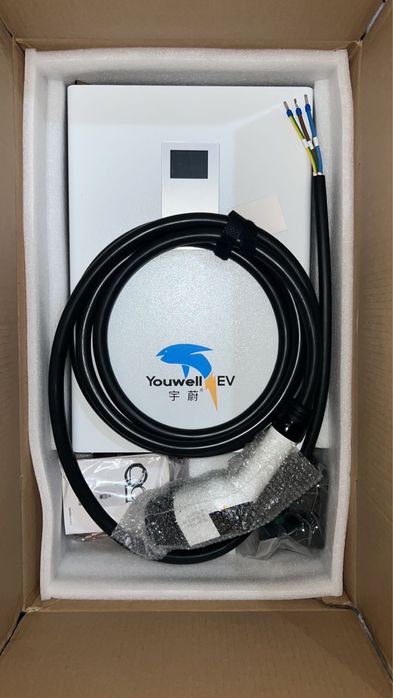 Новая зарядная станция для электрокаров YouWell EV (12A, 220V)