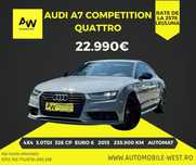 Audi A7 Finanțăm salariați, pensionari, SRL-uri și PFA-uri