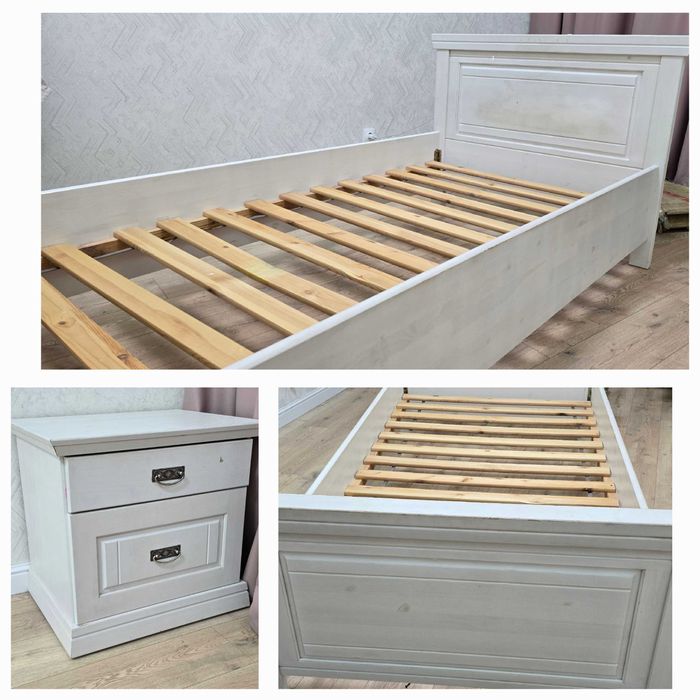 Кровать Натуральное дерево (не фанера и не ДСП)
Размер 100×200