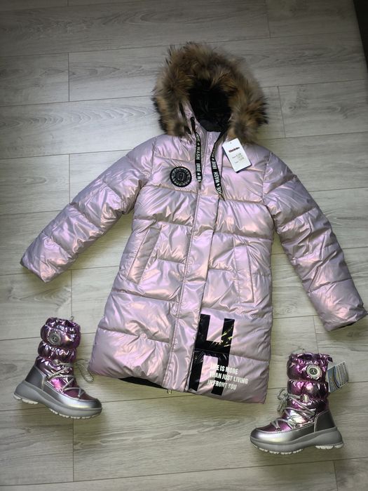 Новый. Стильный зимний пуховик. Пальто.