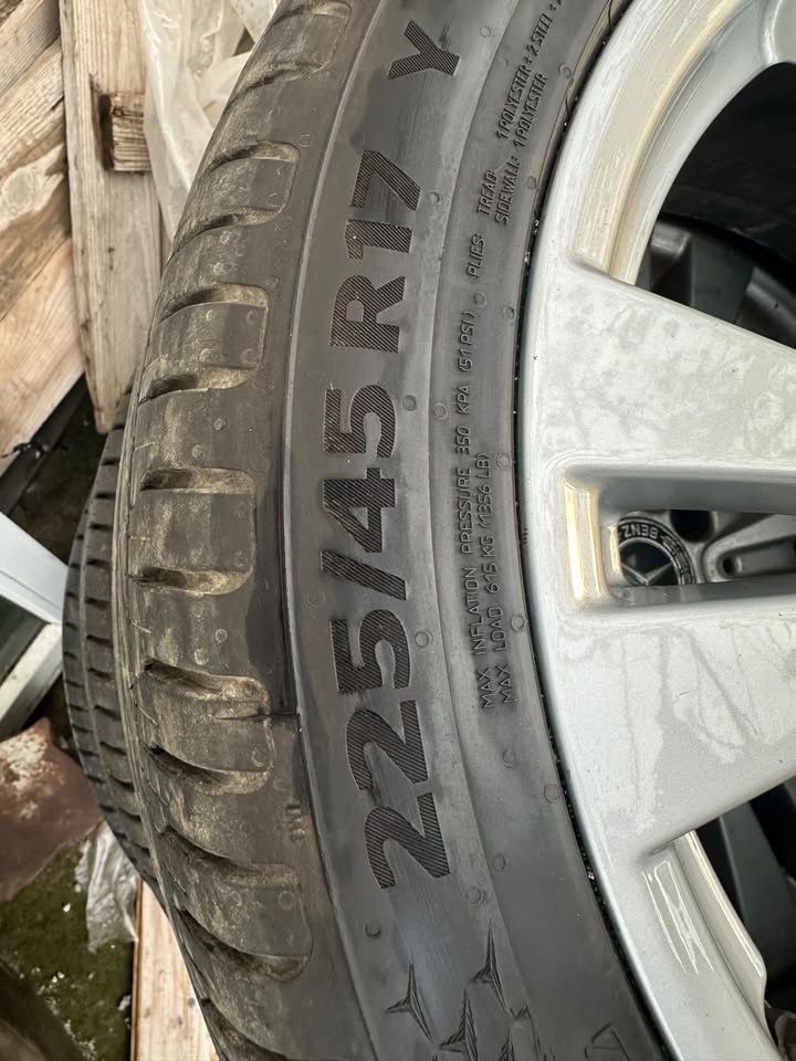 17 ки Джанти за Мерцедес 5x112 continental 225 45 17 Mercedes