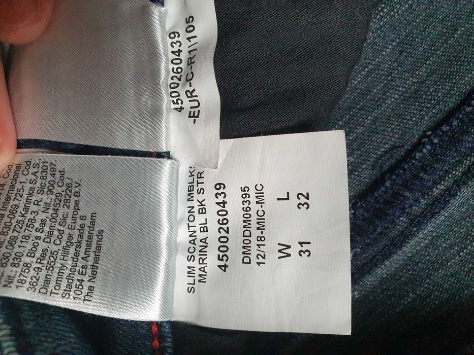 Blugi TOMMY HILFIGER "Scanton" Slim - Marime W31 L32 (Talie 82 cm)