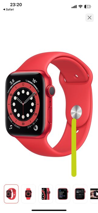 Apple Watch series 6 red