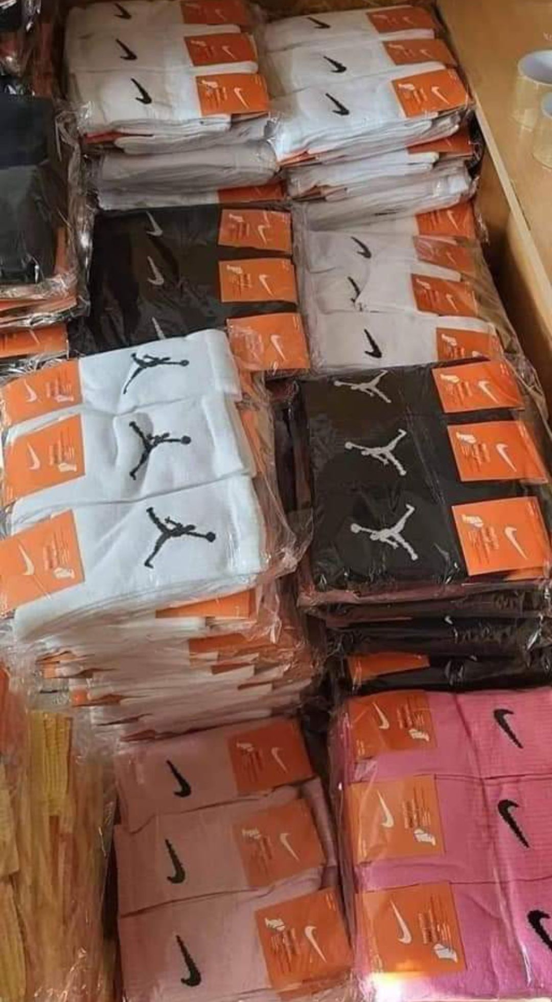 Nike, Jordan - дамски и мъжки памучни чорапи