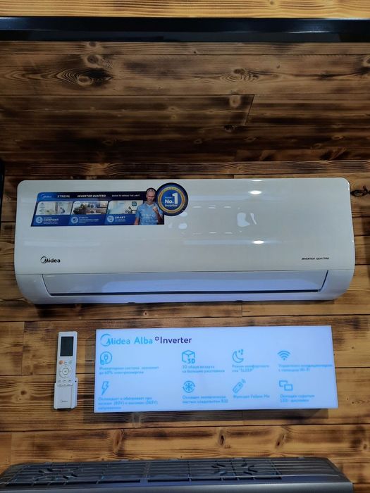 Кондиционер Midea Alba Inverter Wifi мощность 7|9|12|18|24 BTU
