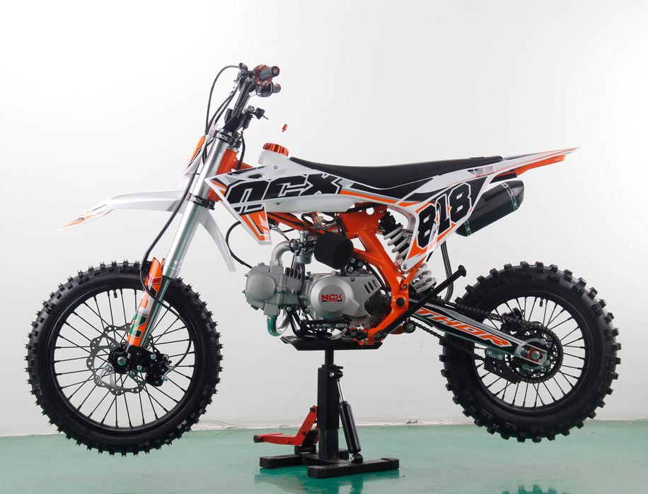 Motocicleta cross Thor Evolution 17/14 125cc 4T benzina alb/portocaliu