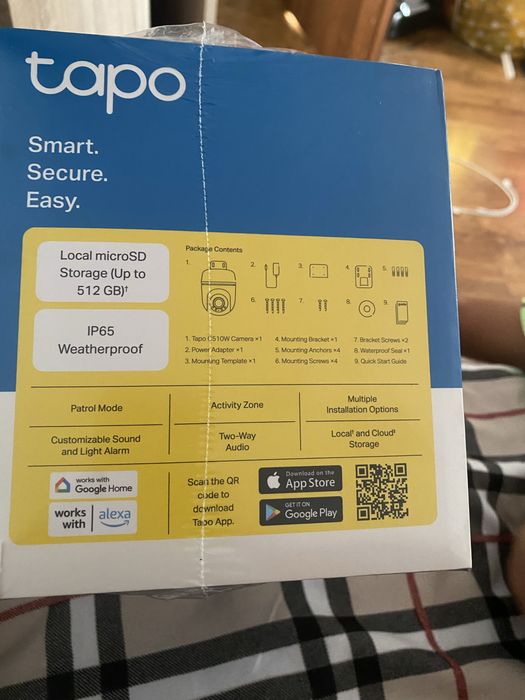 Camera video wi fi Tapo plus 2 prize inteligente