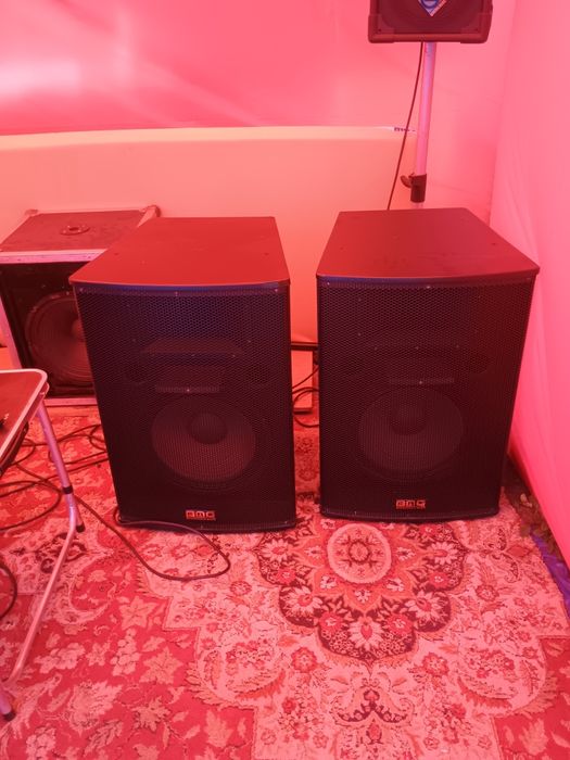 Vând o păreche de Boxe BMG prefesionale 800 de wați una la 8 omy pasiv