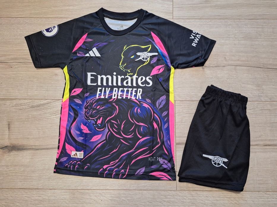 Детски флуоресцентен футболен екип на АРСЕНАЛ#ДЕКЛАН РАЙС#