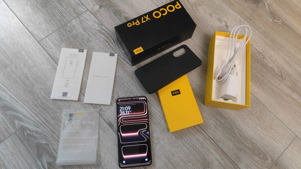 Poco X7 pro 5G версия вышел 2025г мощный аккумулятор игровой Процессор
