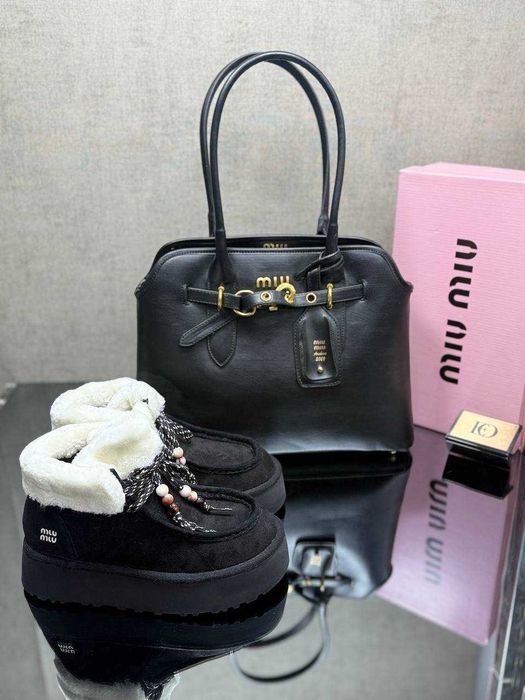 Ghete dama cu geanta miu