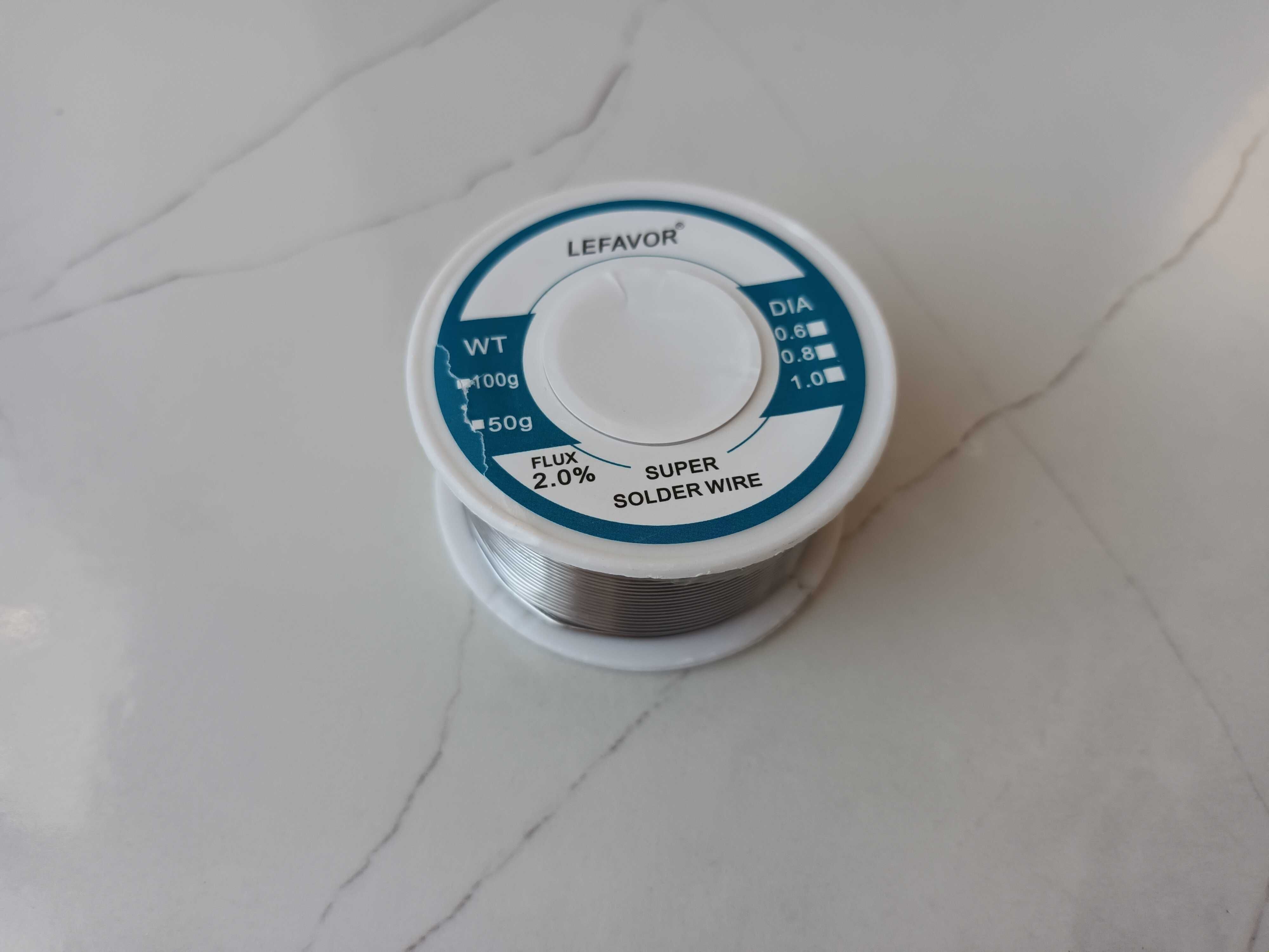Калай 100гр 1мм, super solder wire, запояване