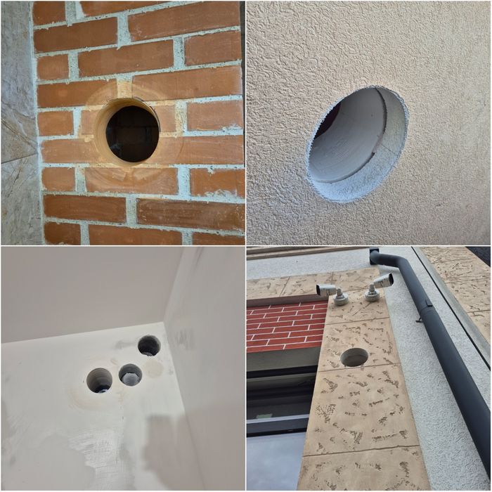 Găuri prin carotare