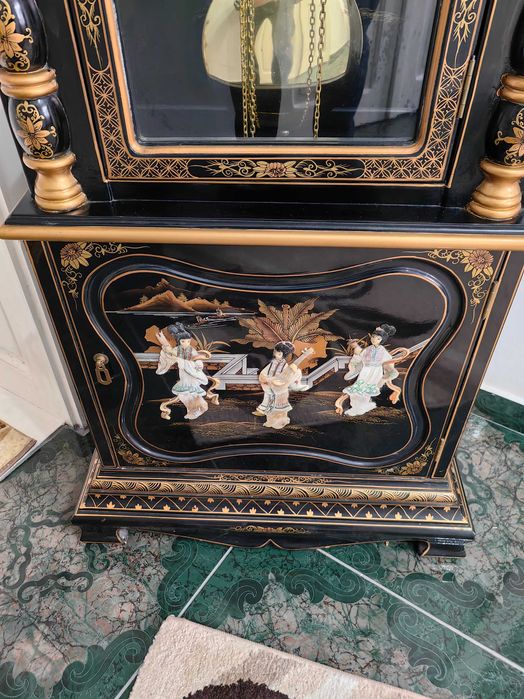 pendula,ceas,de podea,nemtesc,FRANZ HERMLE,8 ciocanele,3 melodii