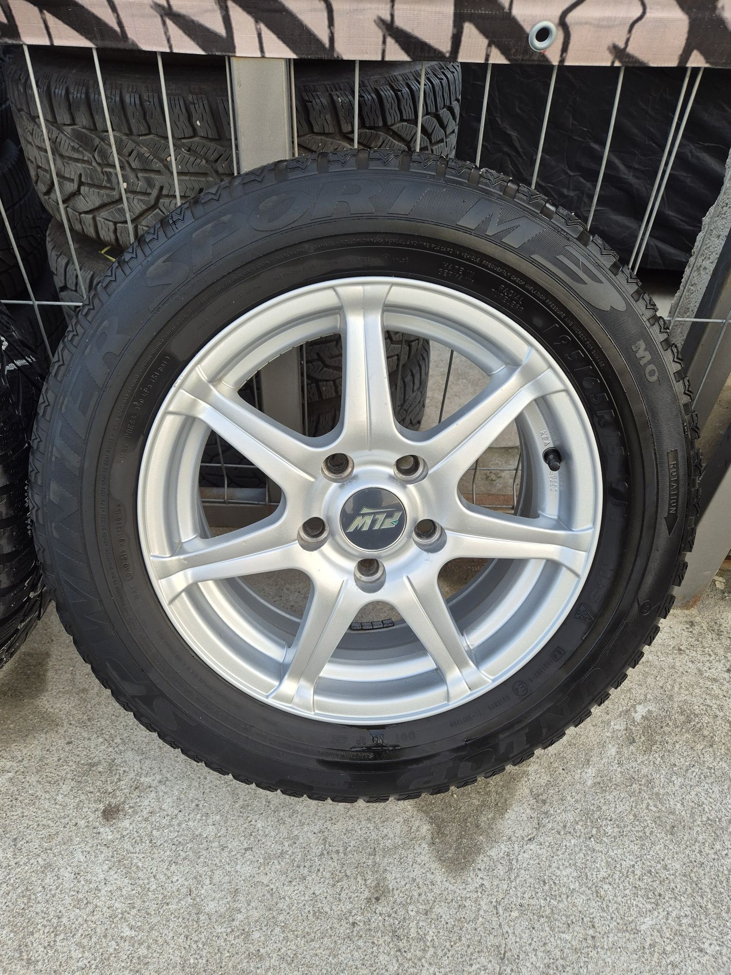 Джанти PLW 15 цола 5х112 , 6.5j ,et44 , 195/65/15 Vw Audi Skoda Merced